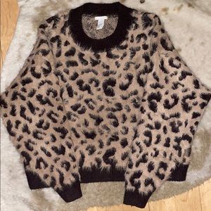 H&M leopard print sweater